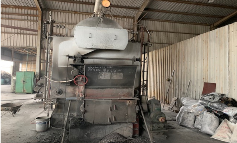 lò hơi đốt than