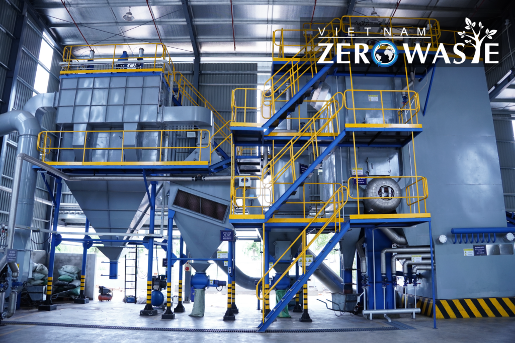Dự án lò hơi tầng sôi của Việt Nam Zero Waste cho nhà máy sản xuất xi măng