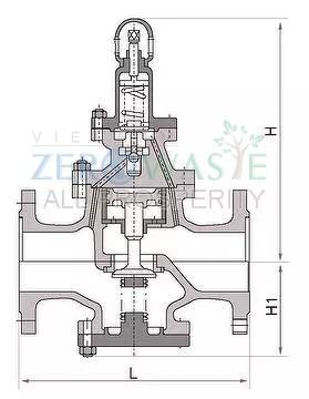 Van điều áp lò hơi