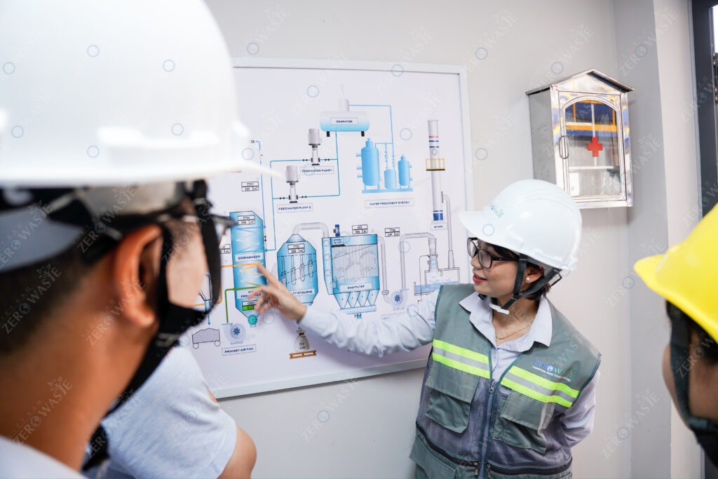 Tham quan nhà máy lò hơi biomass