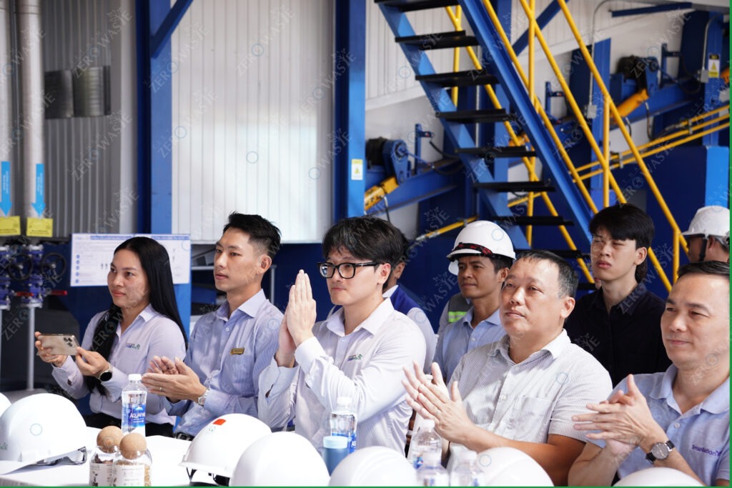 ZRW cùng đại diện các đối tác trong buổi lễ khánh thành lò hơi biomass
